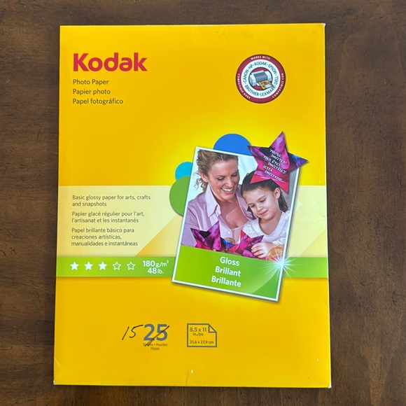 Kodak Photo Paper 8.5” x 11” - Picture 1 of 2